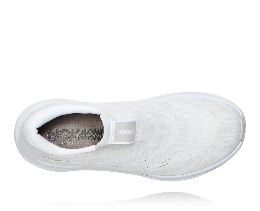 Zapatos Para Caminar Hoka One One Mujer Blancos - Cavu 3 Slip - BXKL26810